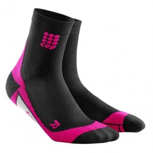 CEP komp čarape ženske Dynamic+ Short Socks Black/Pink