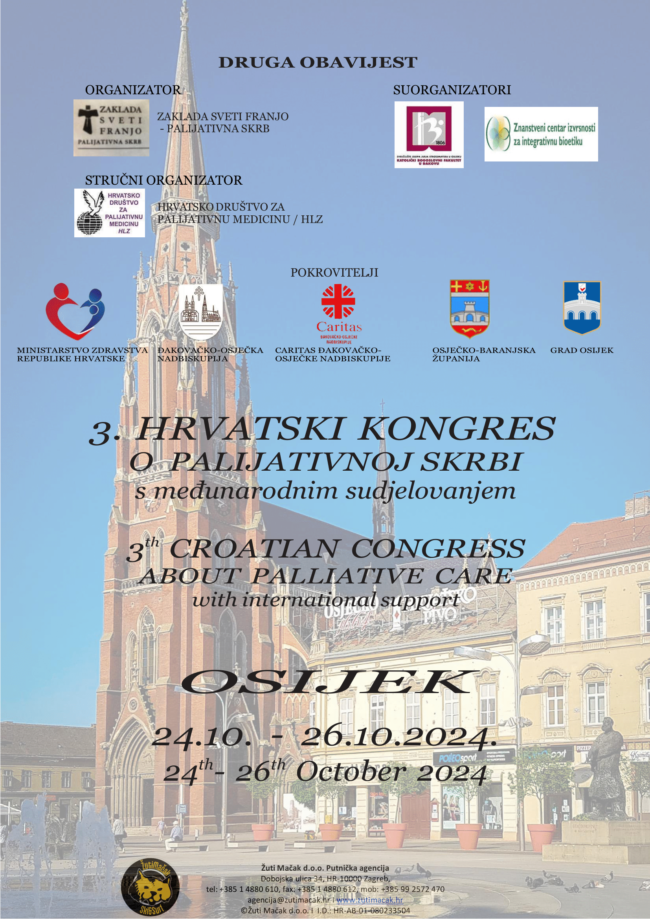 3. Hrvatski kongres o palijativnoj skrbi s međunarodnim sudjelovanjem