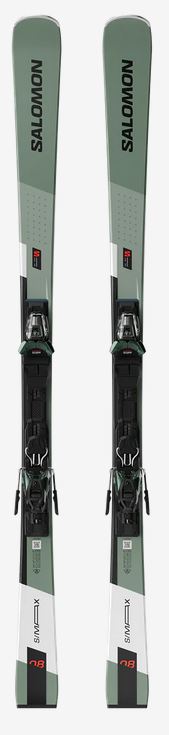 Salomon ski set E S/MAX 8 + M10 GW L80